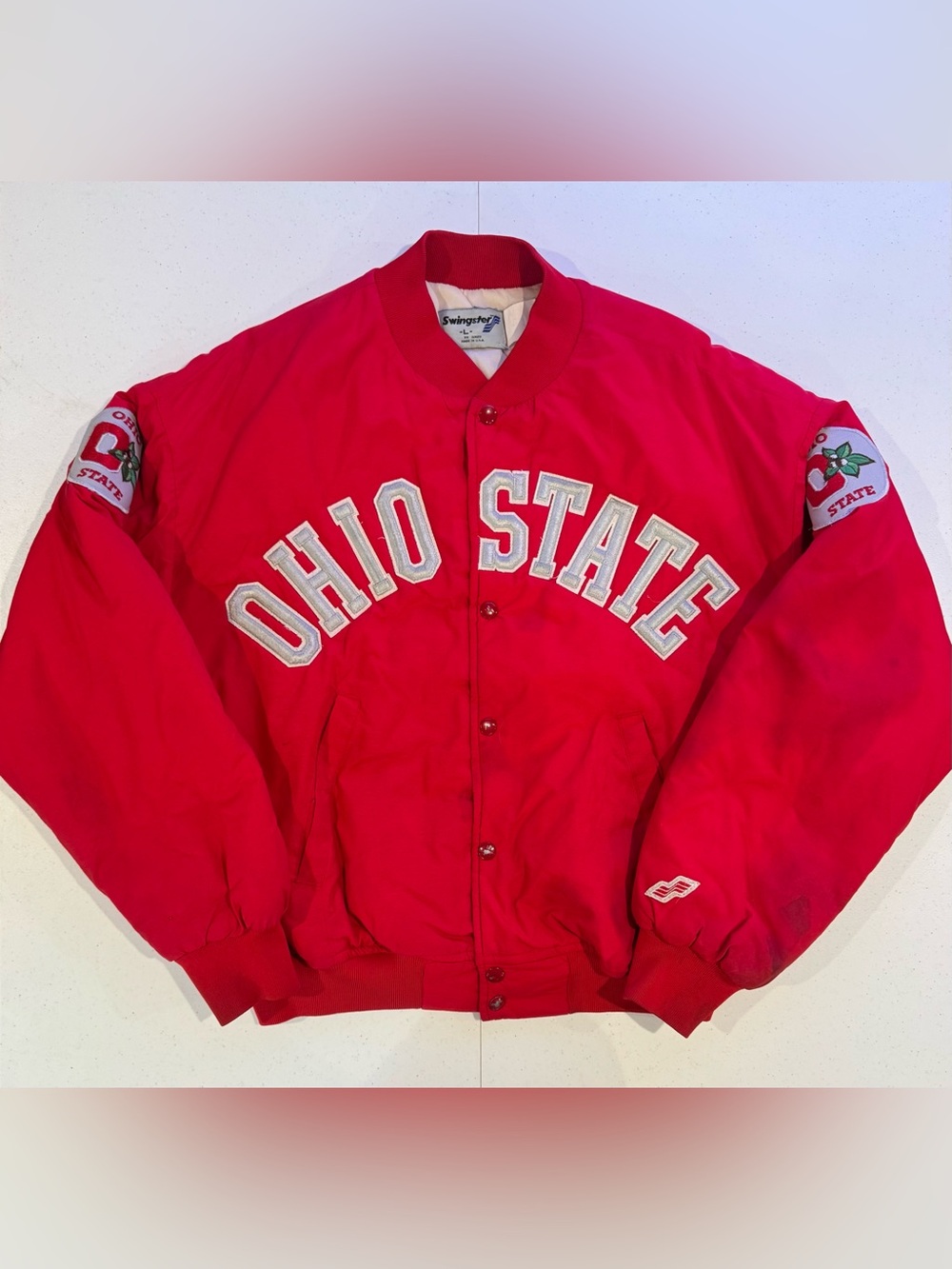 Vintage 80’s or 90’s Swingster Ohio State Buckeyes Jacket size large NCAA